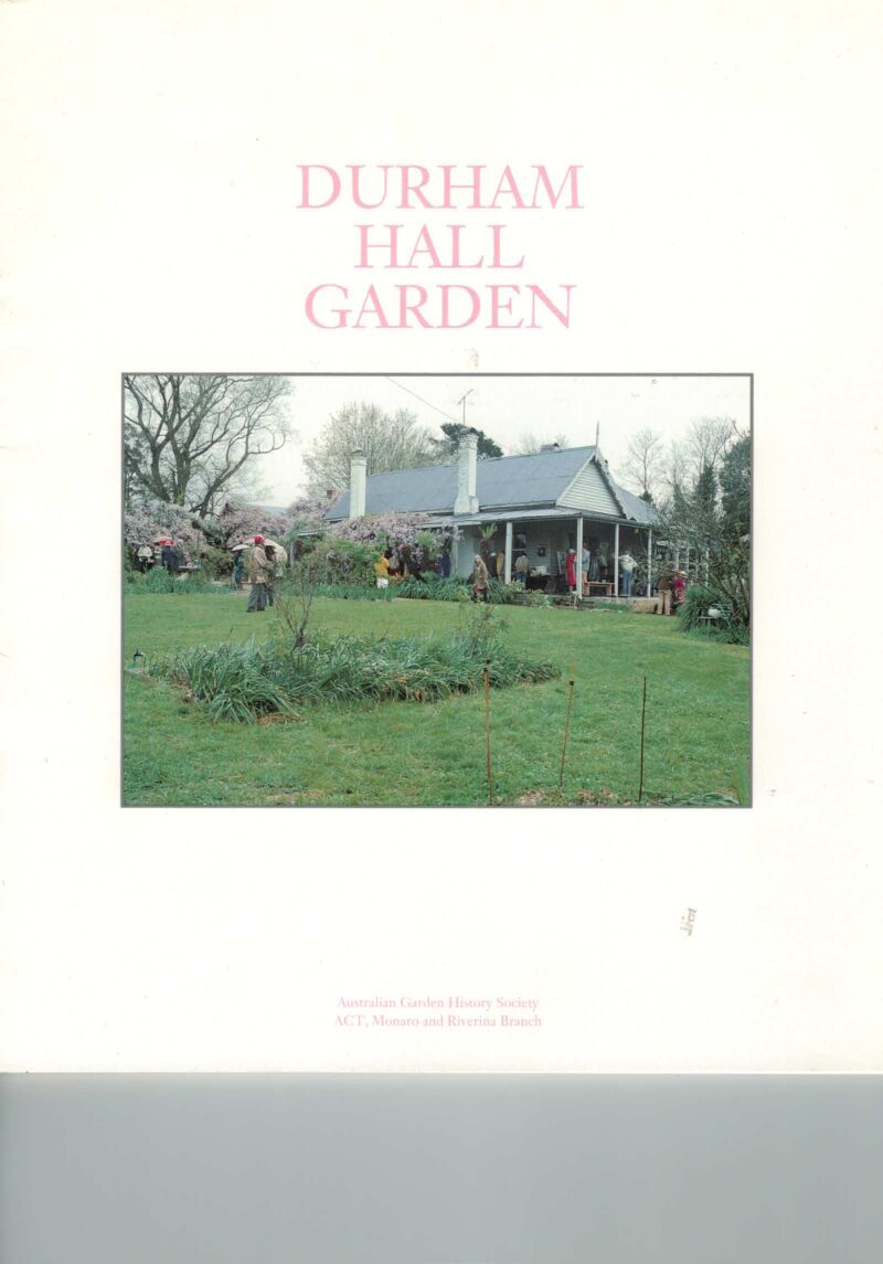 Garden History - Durham Hall Garden