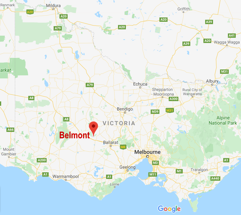 Belmont Estate Location Map