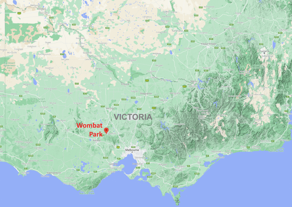 Wombat Park Location Map