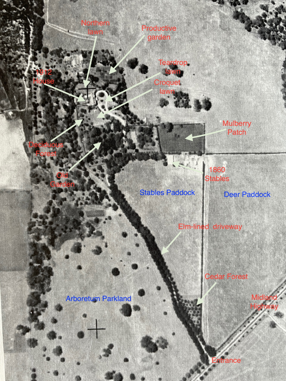 Wombat Park site map